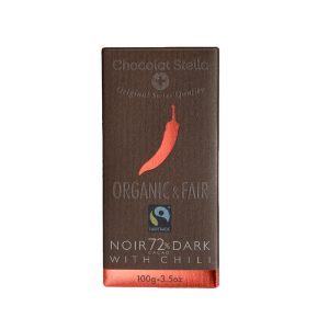 BIO CHOCO 100g 72% & CHILI - Image 1