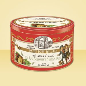 PANETTONE VINTAGE CLASSIC LOW TIN 1Kg - Image 1