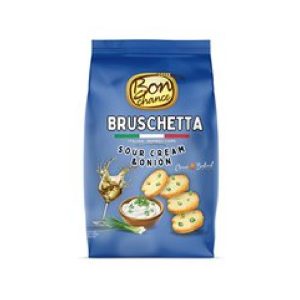 BRUSCHETTA OVEN BAKED - SOUR CREAM & ONION 70g - Image 1