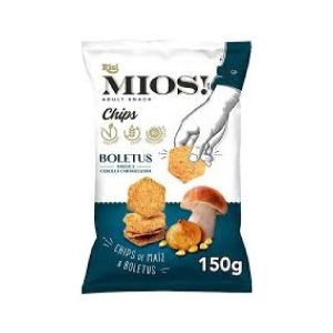 CORN CRISPS "MIOS" CARAMELIZED MASHROOMS 150g - Image 1