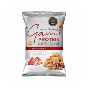 Protein lentil chips smoked ham 65g - Image 1
