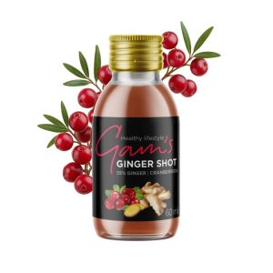 Ginger shots cranberries 60ml - Image 1
