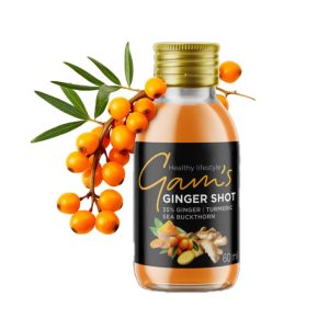Ginger shots turmeric & buckthorn 60ml - Image 1