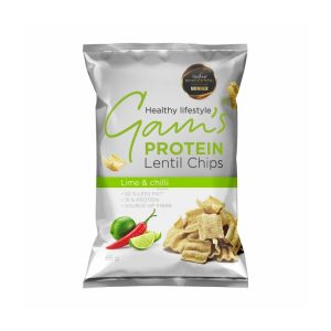 Protein lentil chips lime & chilli 65g - Image 1
