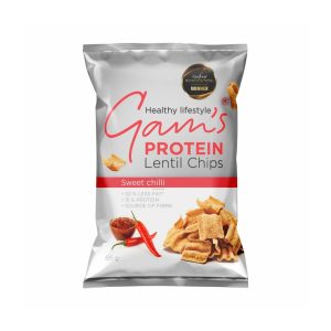 Protein lentil chips sweet chilli 65g - Image 1