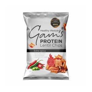 Protein lentil chips extra spicy 65g - Image 1
