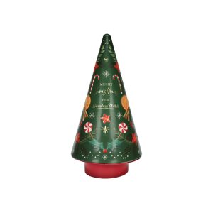 CHRISTMAS CANDY CANE MUSICAL TREE TIN 250G - Image 1