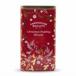 Pudding Biscuits triangle tin 200g - Image 1