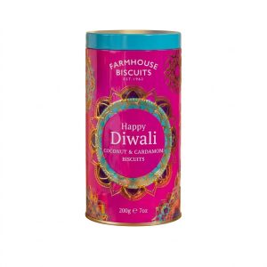 Happy Diwali Coconut & Cardamom Biscuits 200g - Image 1