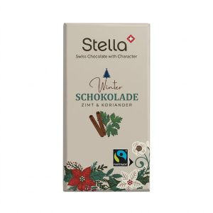 Winter Chocolate Cinnamon & Coriander Bio Choco 100g - Image 1