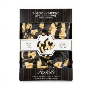 Farfalle With Egg And Squid Ink 250g - Image 1